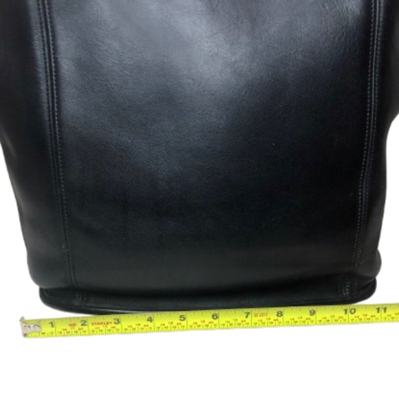 Vintage COACH Black Large Legacy Shopper Shoulder Bag Tote 9090 COA - Picture 13 of 17